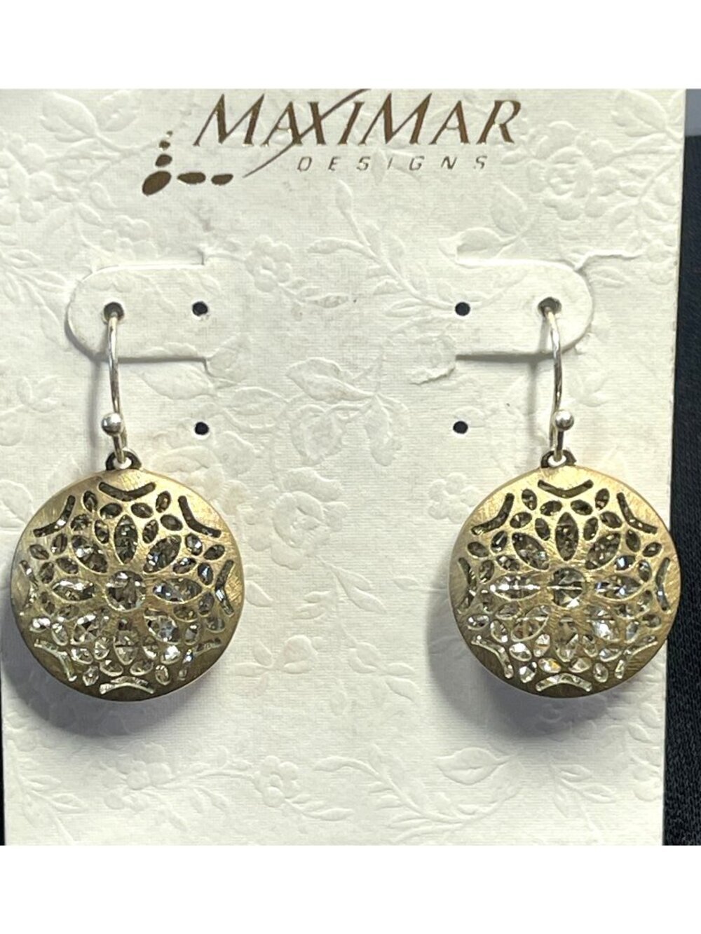 Maximar Designs Sterling Silver & 14K Gold Accent Filigree Earrings - Turkey